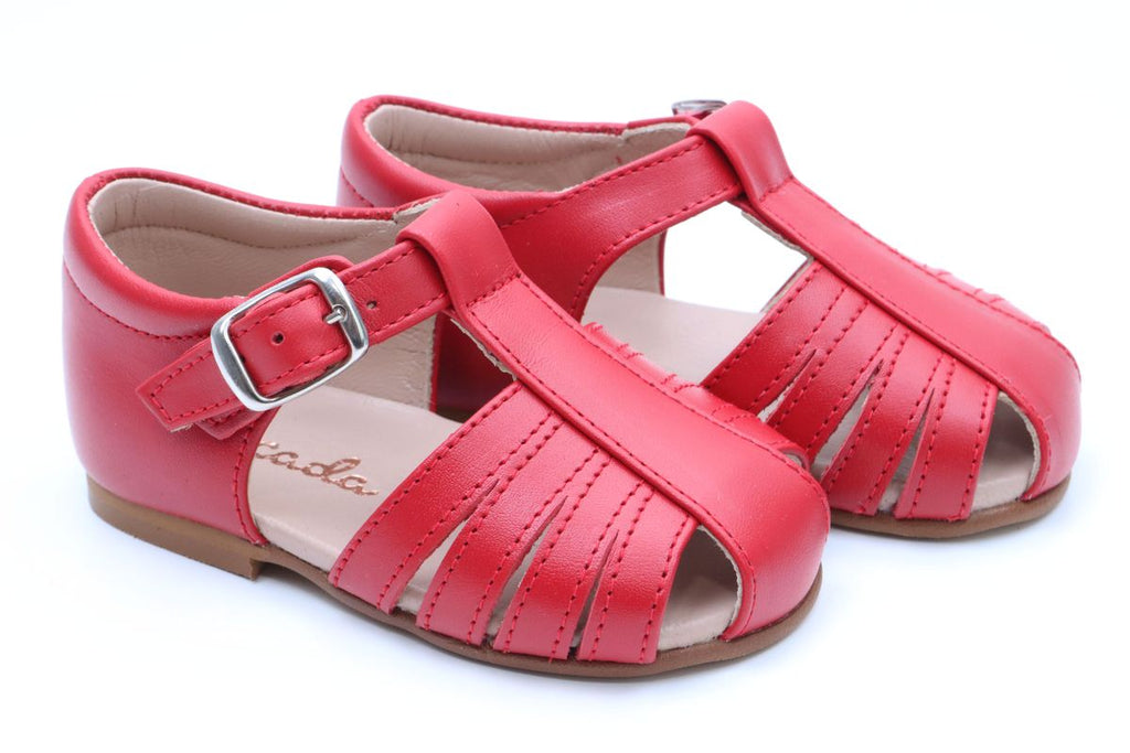 Cucada First Steps Sandal Red - Kids Kicks Pty Ltd