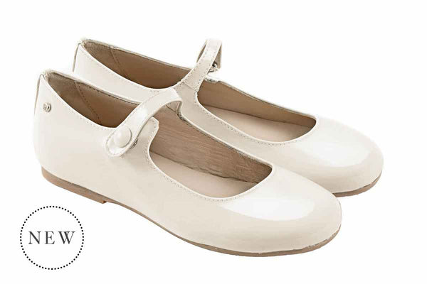 Mimi - Gray Patent Leather Strap for Girl by Manuela de Juan main image 0