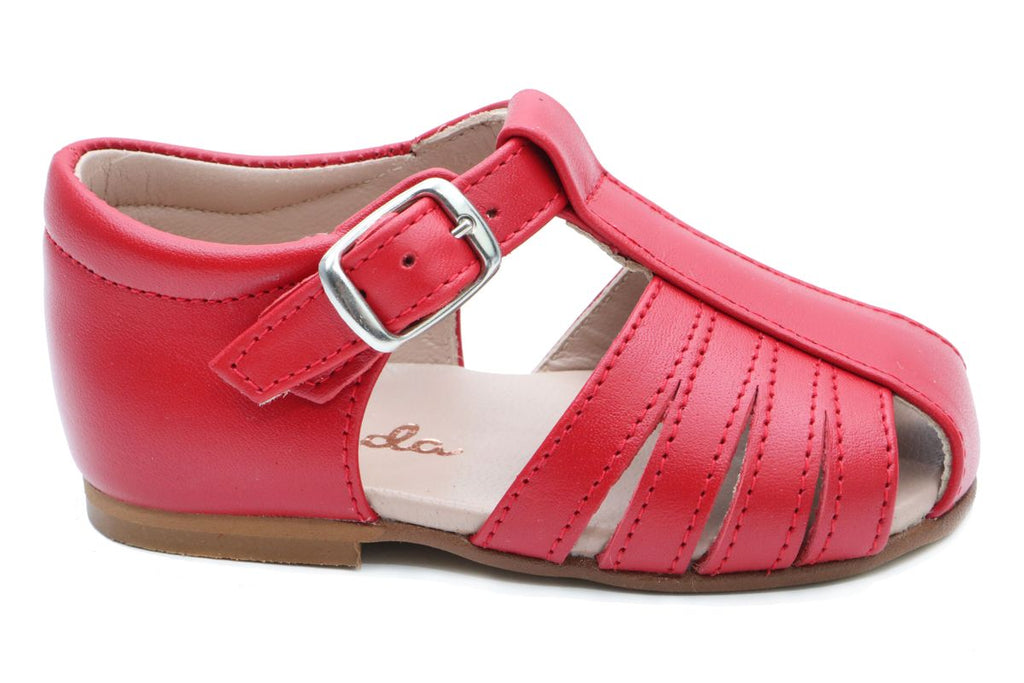 Cucada First Steps Sandal Red - Kids Kicks Pty Ltd