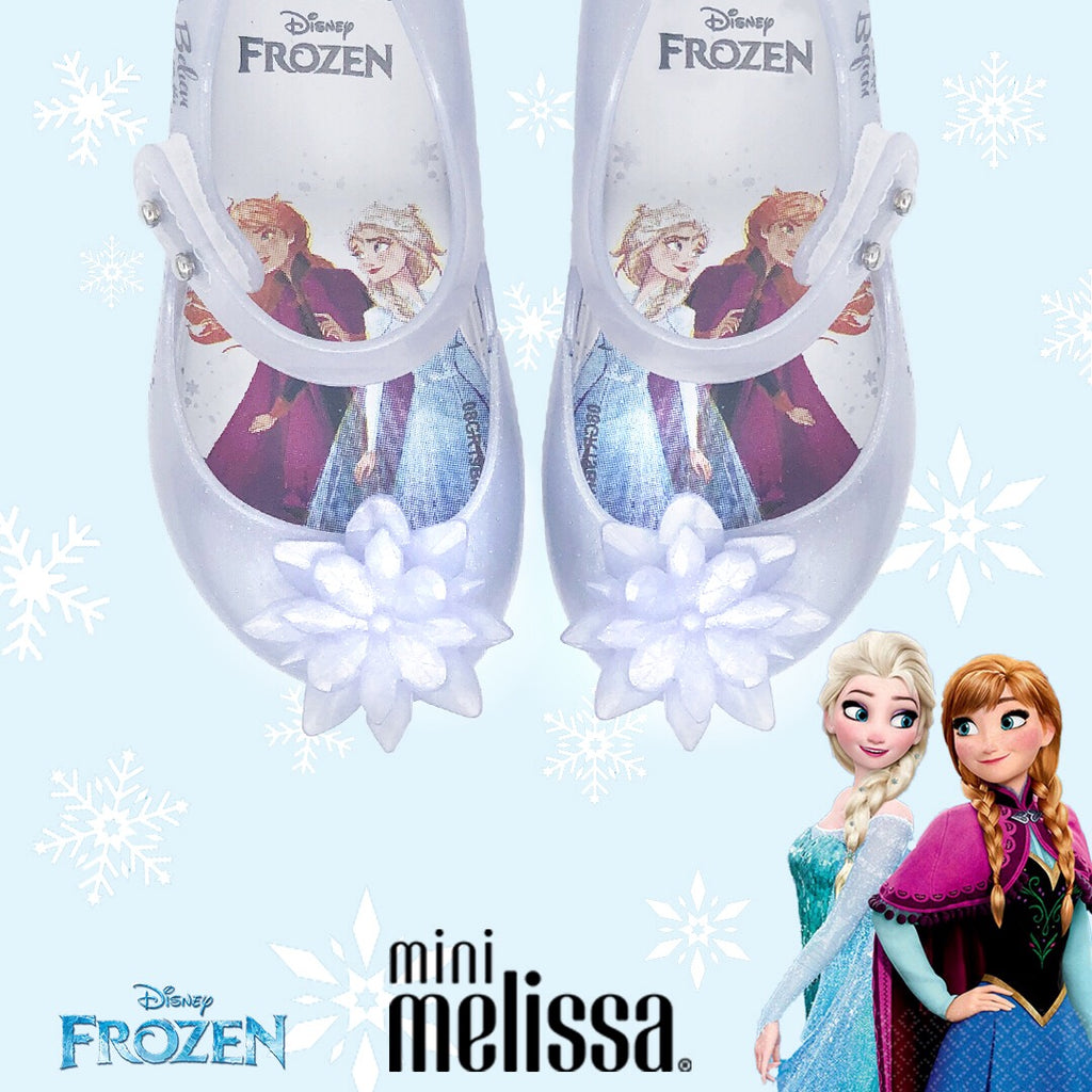 Mini Melissa Ultragirl + Frozen Pearl Snowflake - Kids Kicks Pty Ltd